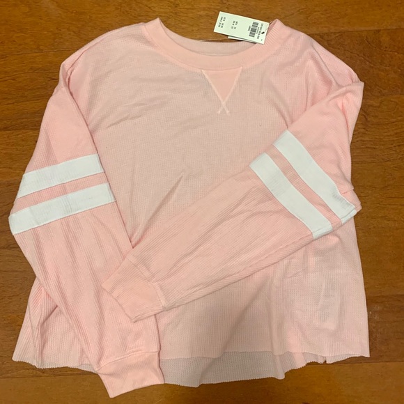 baby pink wafer top from Hollister, size L - Picture 3 of 3